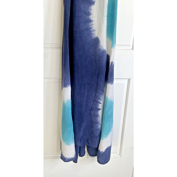 C & C California Women's Tie Dye Maxi Dress Size S Boho Flowy Beach Coastal - Picture 3 of 16